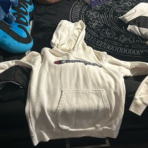 White Champion Hoodie